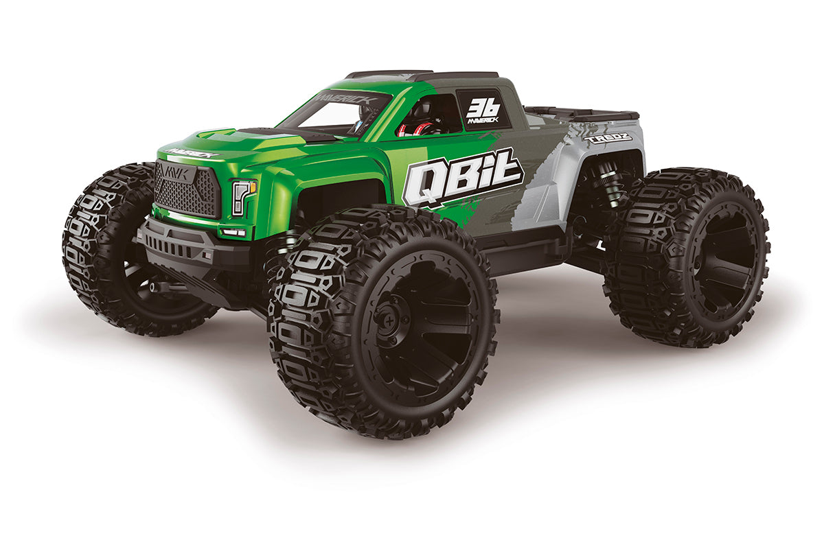 Maverick RC - Qbit MT 1/16th Monster Truck - Green - MV151004