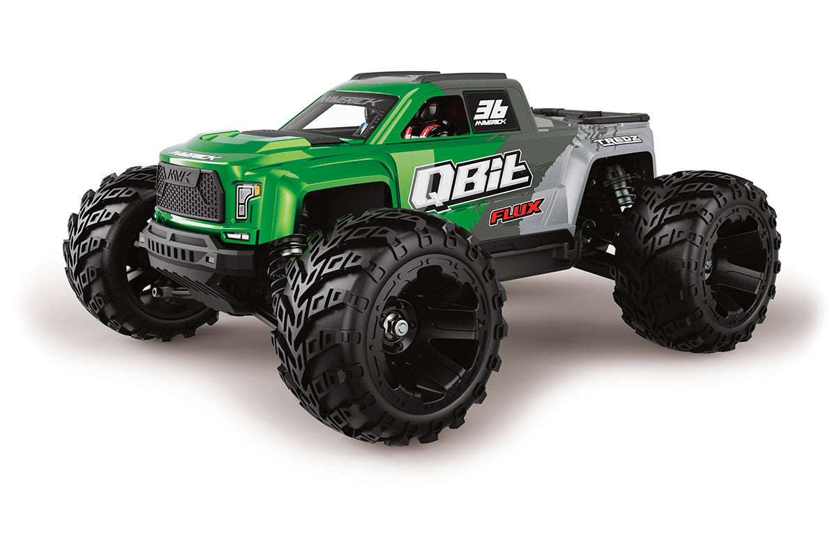 Maverick RC - Qbit MT Flux 1/16th Monster Truck - Green - MV151006