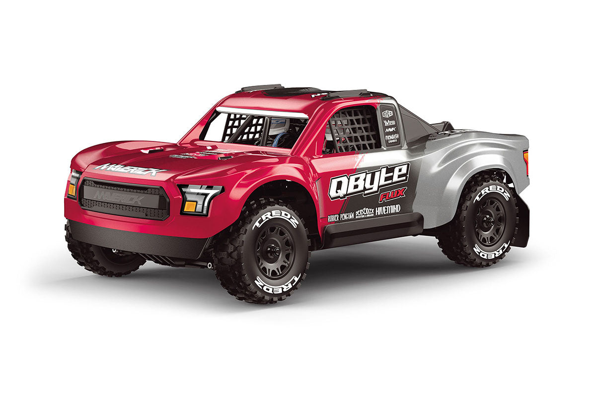Maverick RC - QByte SC Flux 1/12th SC Truck - Red - MV151201