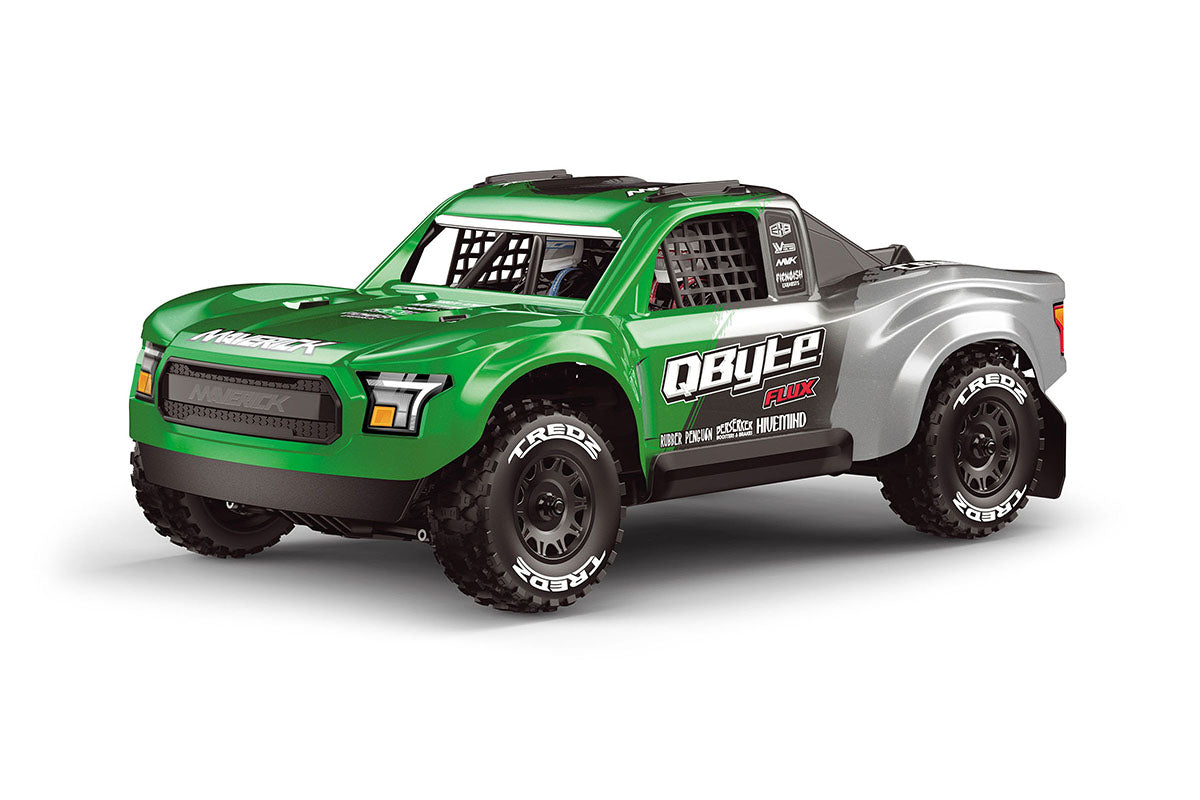 Maverick RC - QByte SC Flux 1/12th SC Truck - Green - MV151202