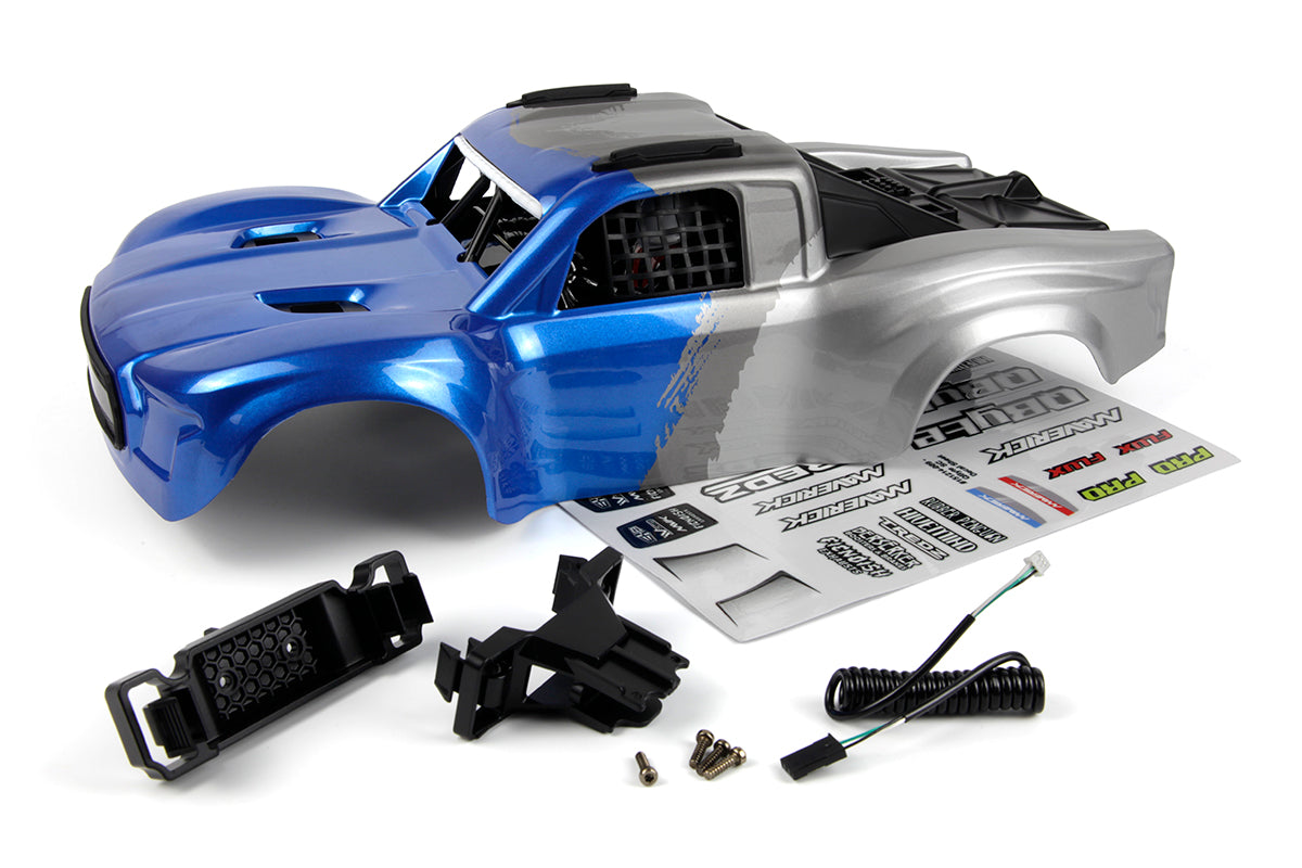 Maverick RC - QByte SC 1/12th Printed Body - Blue - MV151210