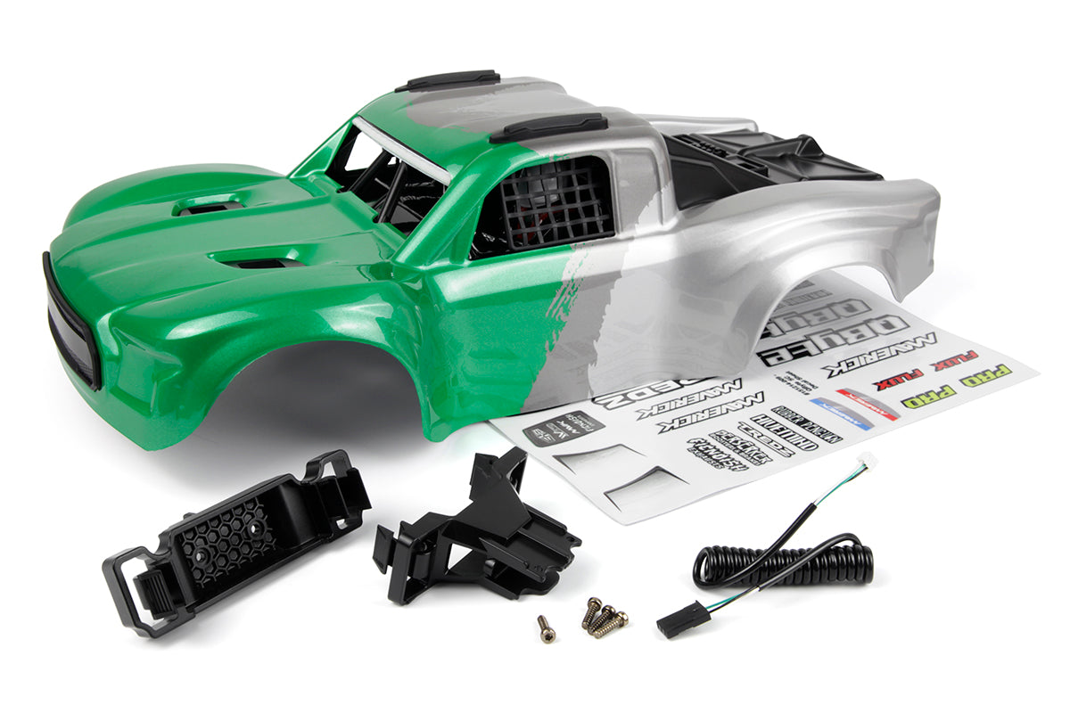Maverick RC - QByte SC 1/12th Printed Body - Green - MV151212