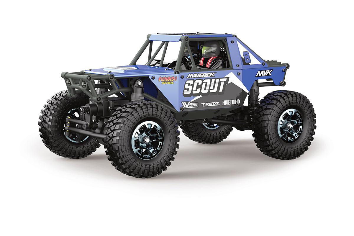 Maverick RC - Scout-24 1/24th Rock Crawler - Blue - MV151300