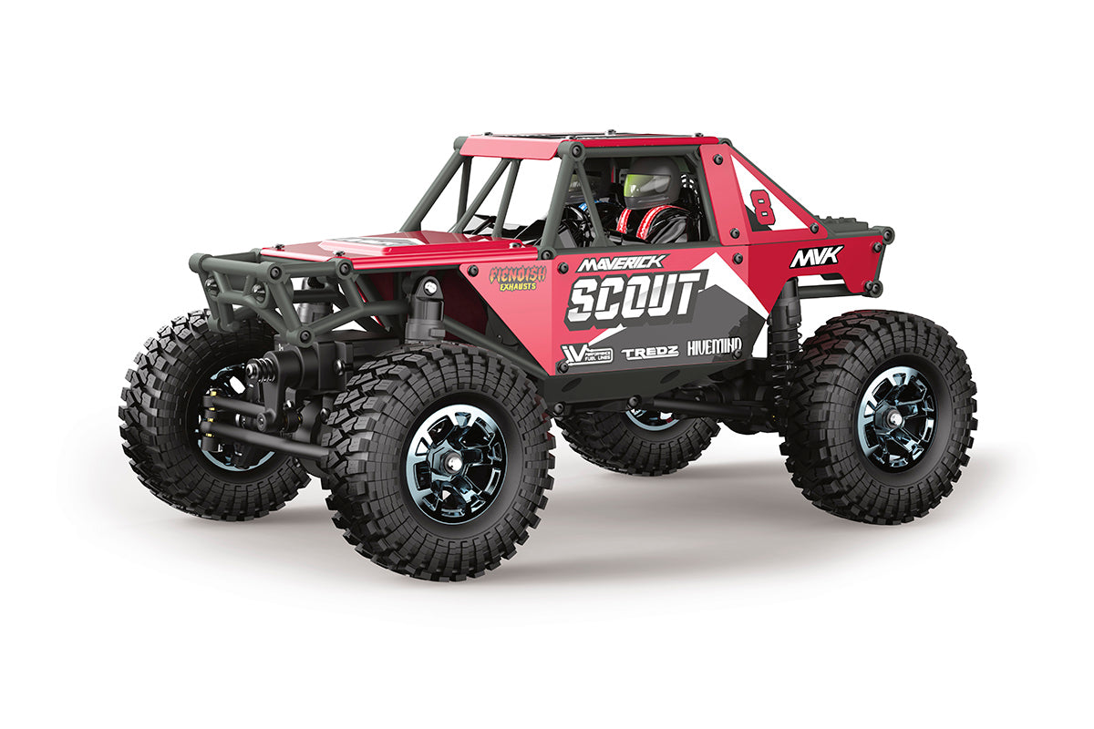 Maverick RC - Scout-24 1/24th Rock Crawler - Red - MV151301