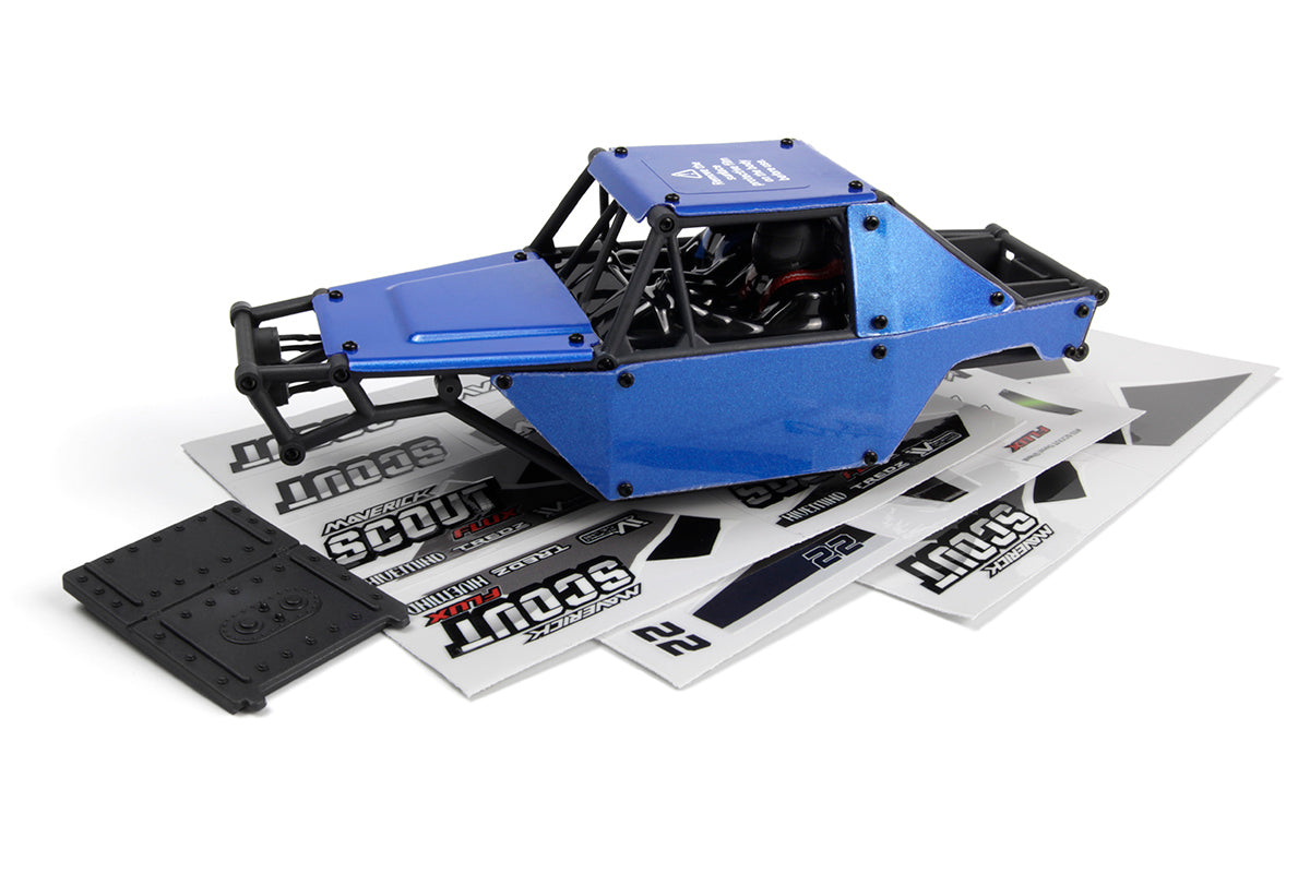 Maverick RC - Scout-24 1/24th Rock Crawler - Printed Body - Blue - MV151310