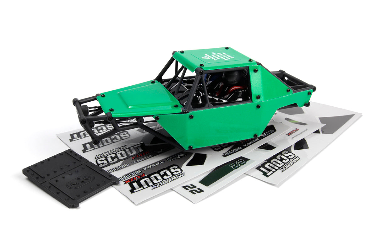 Maverick RC - Scout-24 1/24th Rock Crawler -Printed Body - Green - MV151312