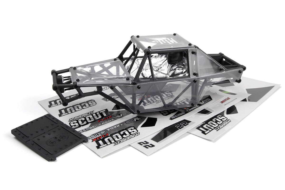 Maverick RC - Scout-24 1/24th Rock Crawler - Clear Body - MV151313