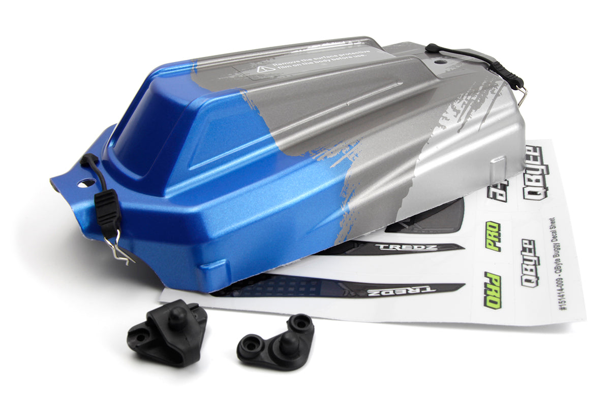 Maverick RC - QByte XB 1/12th Buggy Printed Body - Blue - MV151410