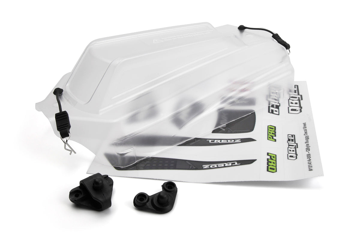 Maverick RC - QByte XB 1/12th Buggy Clear Body - MV151414
