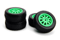 Maverick RC - Sidepin SC Wheel/Tyre Set (Green/Front/Rear) - MV151532
