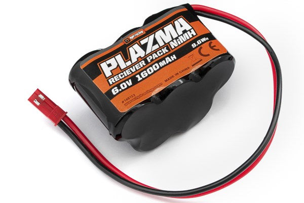 HPI Racing - Plazma 6.0V 1600mAh NiMH Receiver Battery Pack - HP160153