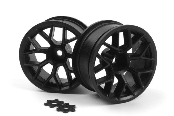 HPI Racing - RTR WHEEL 26MM BLACK (9MM OFFSET/2PCS) - HP160368