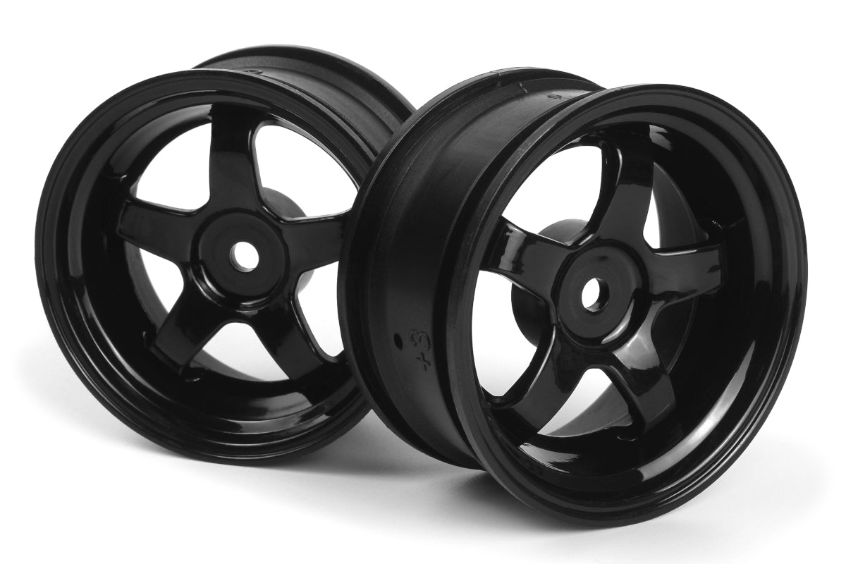 HPI Racing - WORK MEISTER S1 WHEEL BLACK 26mm (3mm OS/2pcs) - HP160524