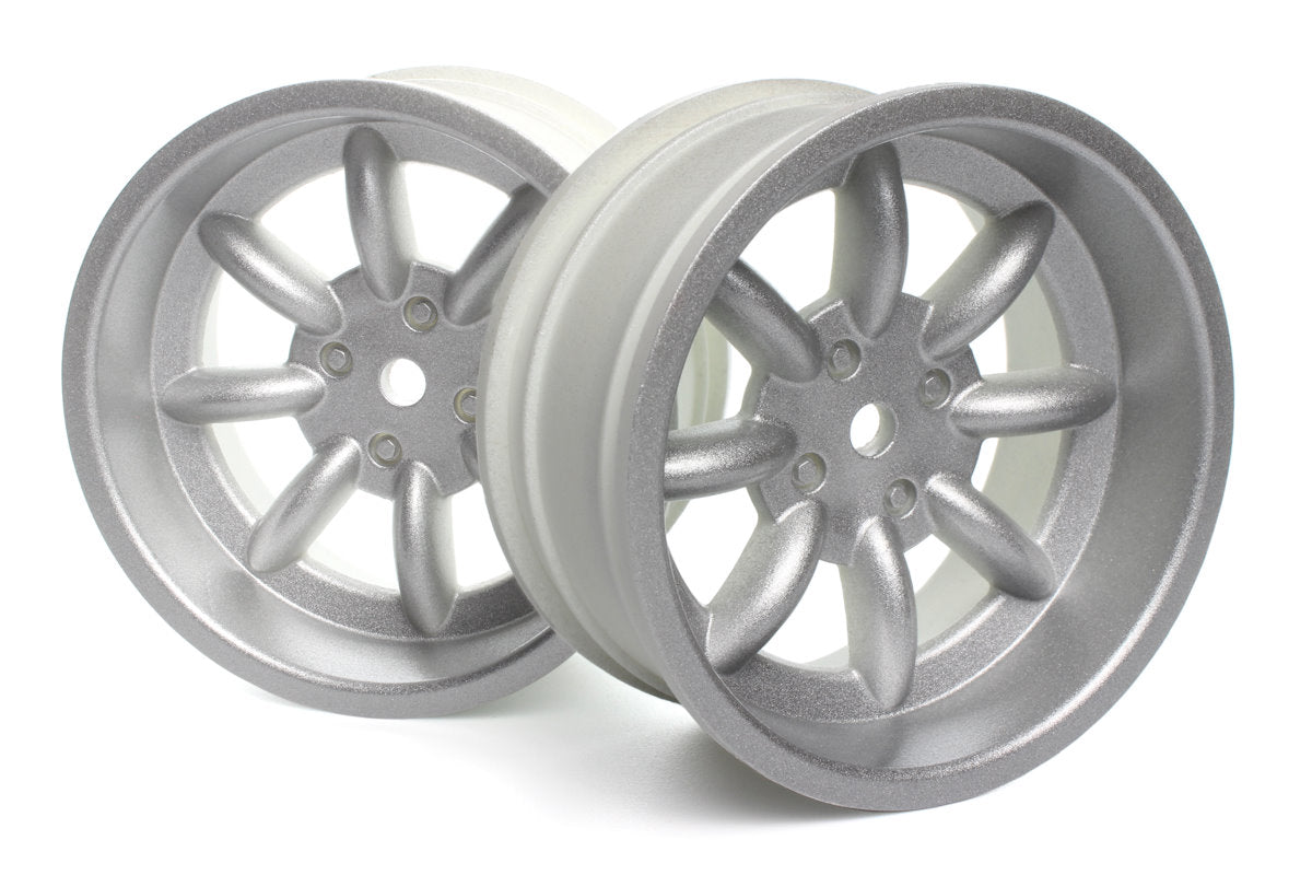 HPI Racing - FS-15 Sport 8 Spoke Wheel Silver 26mm (OS 6mm/Pr) - HP160541