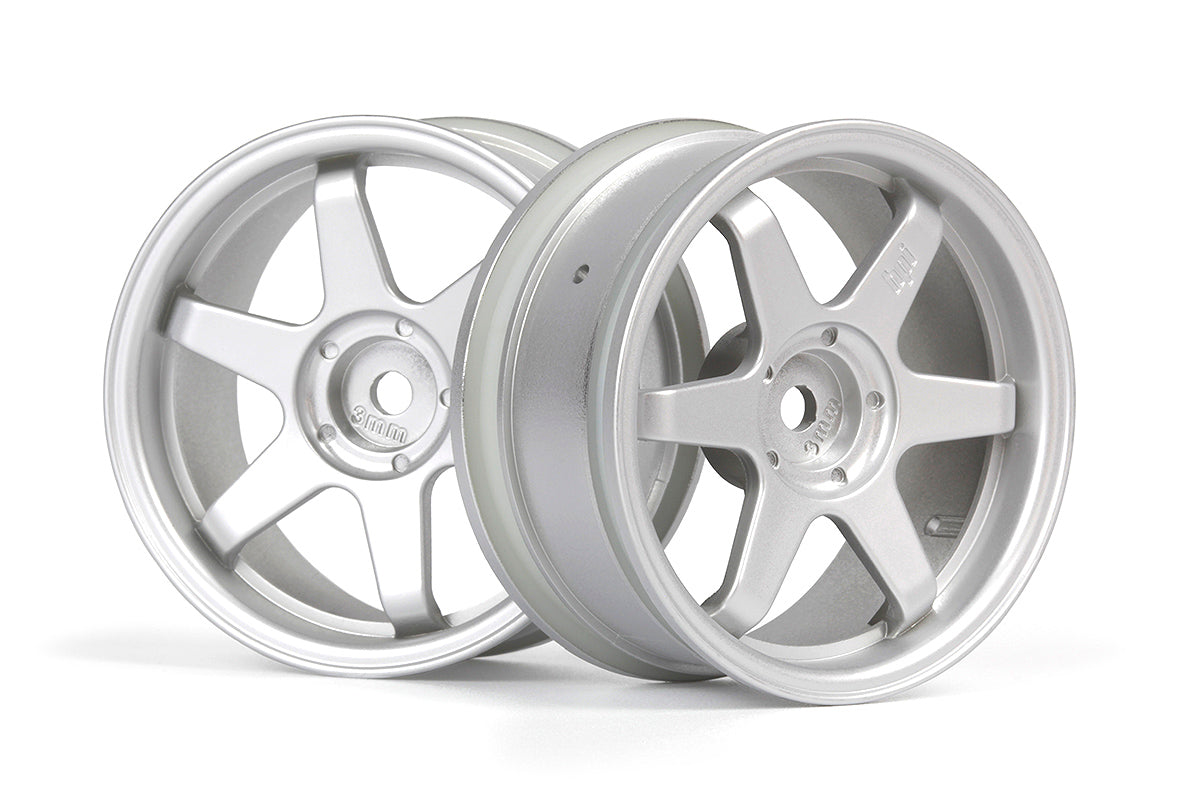 HPI Racing - Te37 Wheel 26Mm Matte Chrome (3Mm Offset) - HP160752