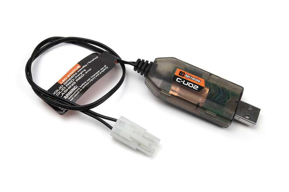 HPI Racing - C-U02 USB 500mA 2-8cell NiMH Charger - HP160775