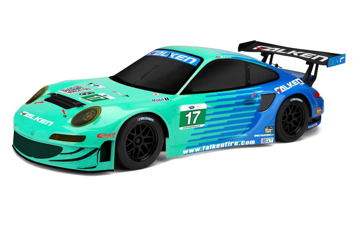 HPI Racing - 1/10 RC Car RTR Sport 3 Porsche 911 GT3 RSR Falken - HP160780 (Battery & Charger Included)