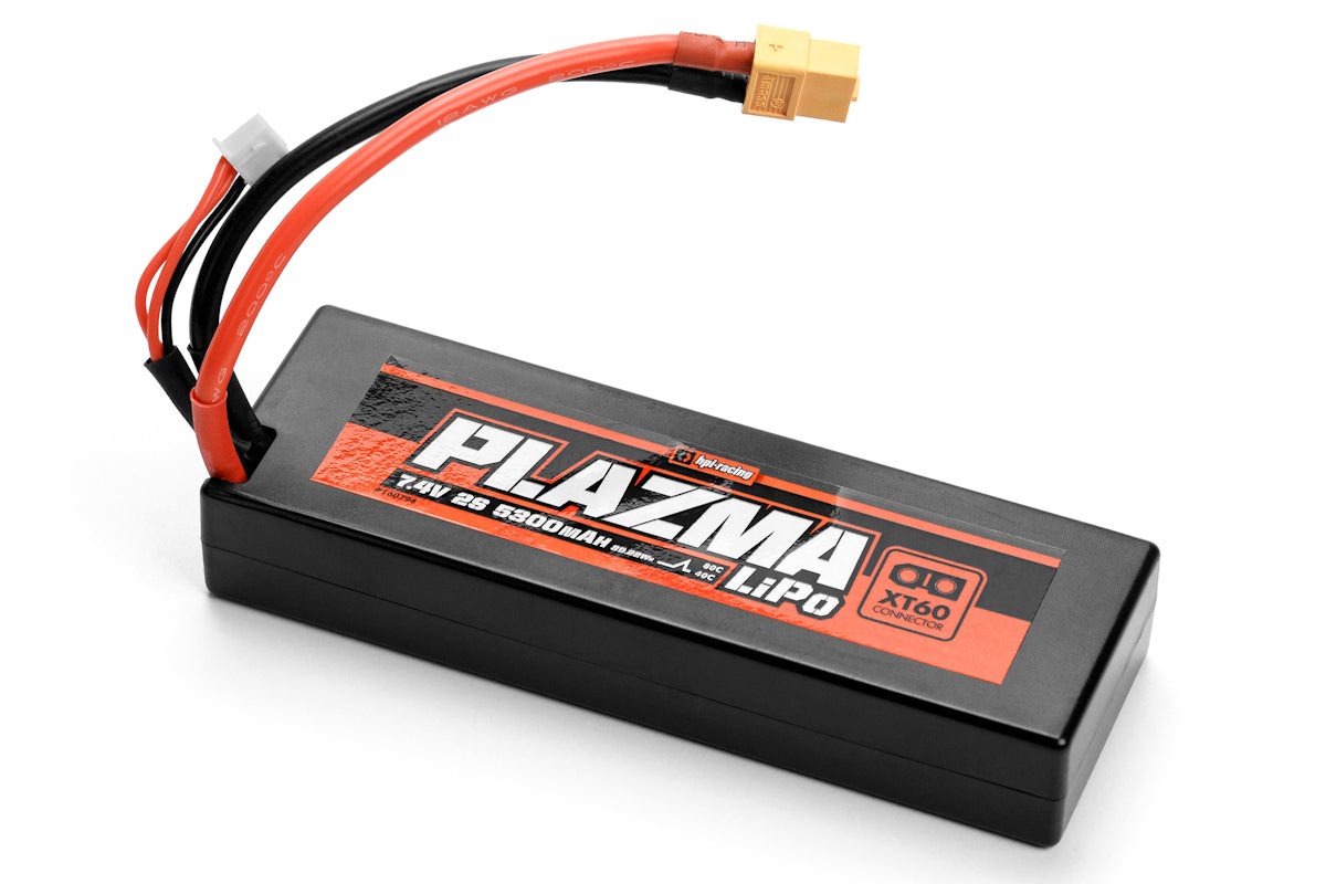 HPI Racing - Plazma 7.4V 5300mAh 40C LiPo Pack 39.22Wh - XT60 - HP160794