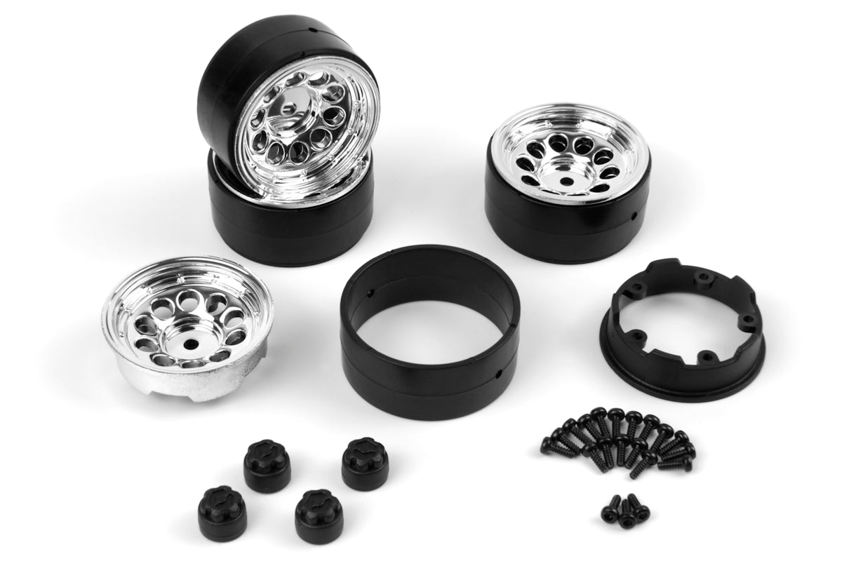HPI Racing - CS-10 Beadlock Wheel 1.2in (Chrome/4pcs) - HP160842