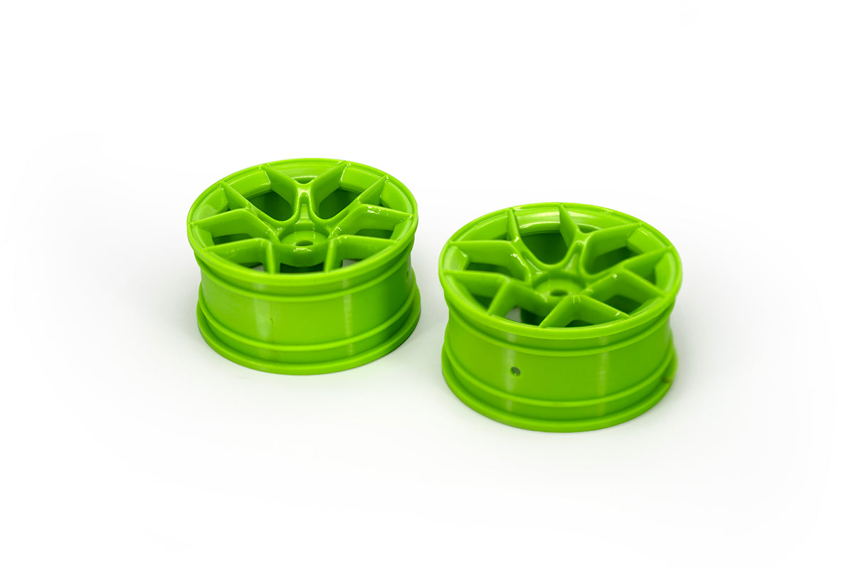 HPI Racing - RTR Aero 5 Wheel 26mm Green (3mm Offset/2pcs) - HP160927