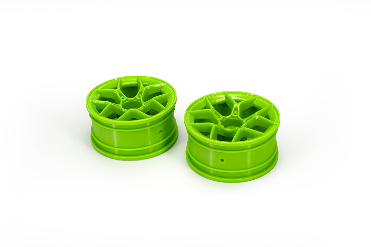 HPI Racing - RTR Aero 5 Wheel 26mm Green (6mm Offset/2pcs) - HP160928