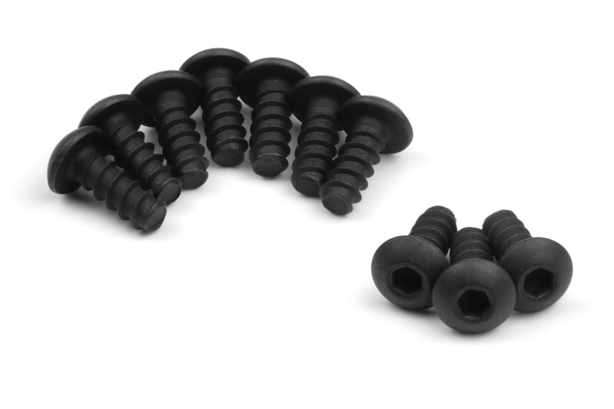 HPI Racing - TP.Button Head Screw M2x6mm (Hex socket/10PCS) - HP160932