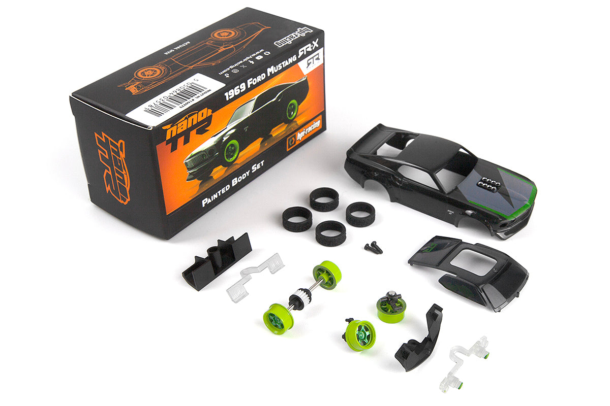 HPI Racing - nano-TTR 1969 Ford Mustang RTR-X Painted Body Set - HP160979