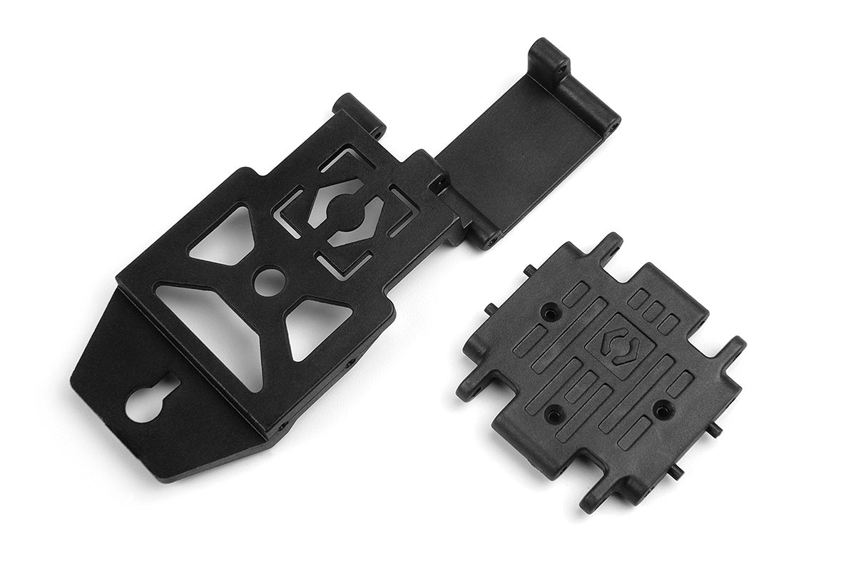 HPI Racing - Chassis Brace and Skid Plate Set - HP161111