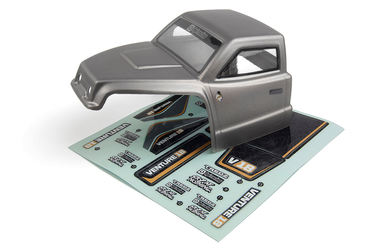 HPI Racing - Venture18 CC Ridgeline Painted Body - Gunmetal - HP161121