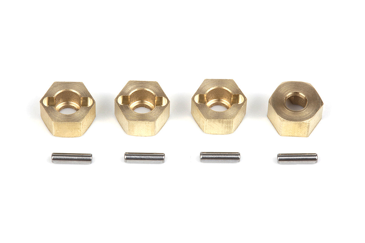HPI Racing - 7mm Hex Hub Set (Brass/4pcs) - HP161153