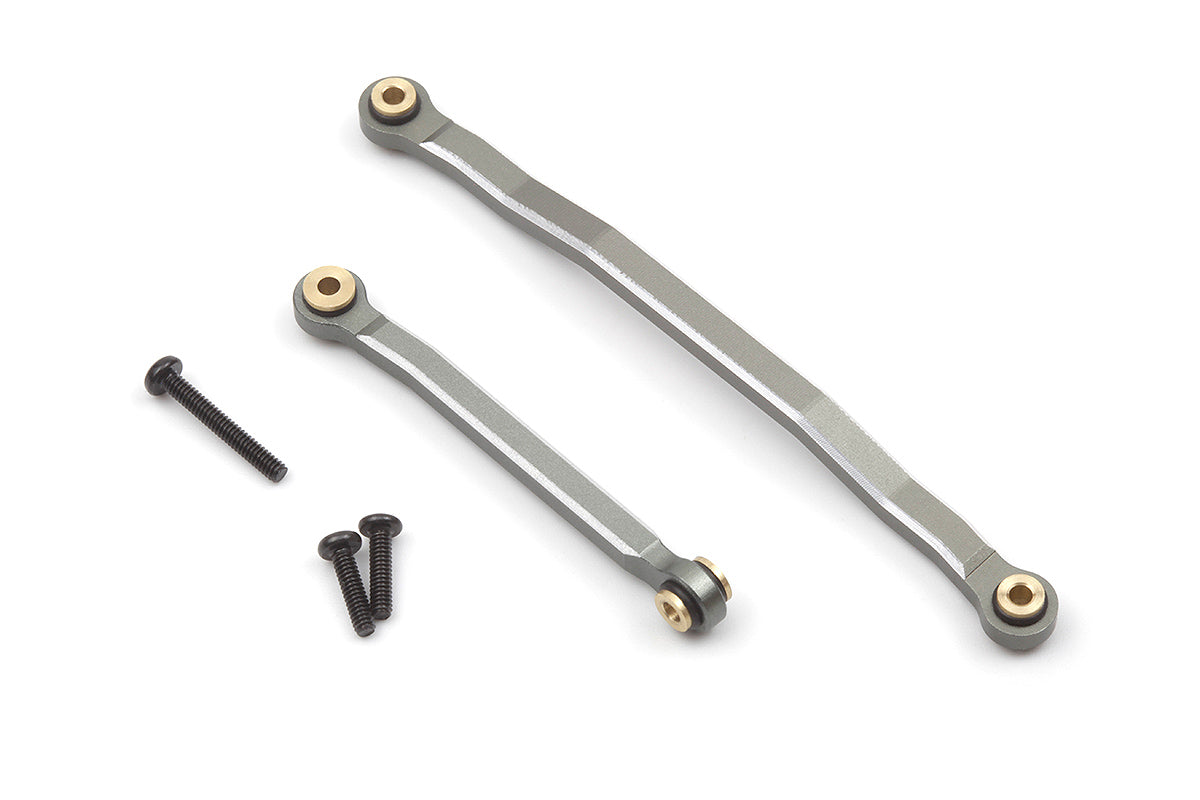HPI Racing - Aluminum Steering Link Set (Gunmetal) - HP161157