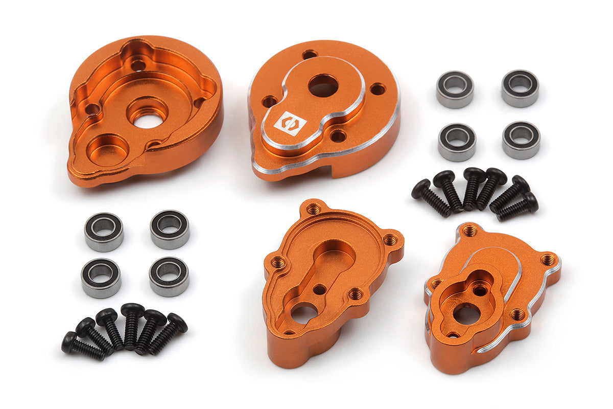 HPI Racing - Aluminum Portal Rear Hub Set (Orange/2pcs) - HP161161