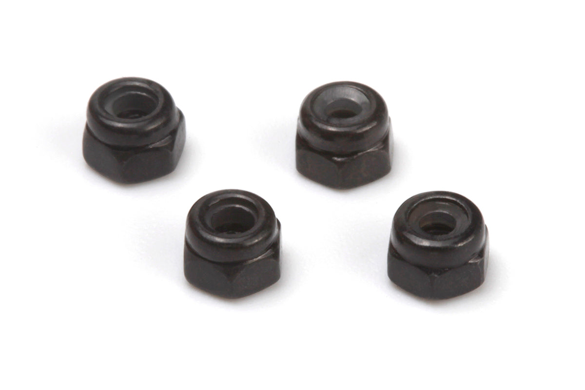 HPI Racing - Lock Nut M2 (Black/4pcs) - HP161187