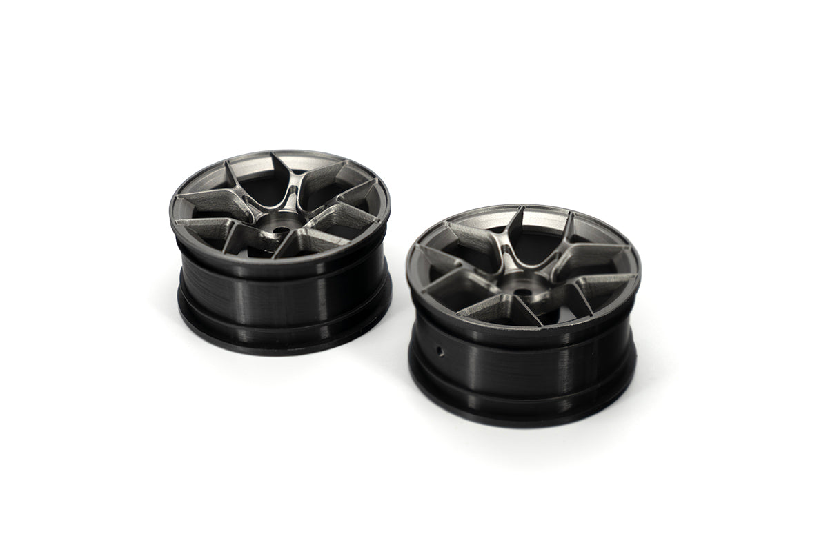 HPI Racing - RTR Aero 5 Wheel 26mm Silver (3mm Offset/2pcs) - HP161200