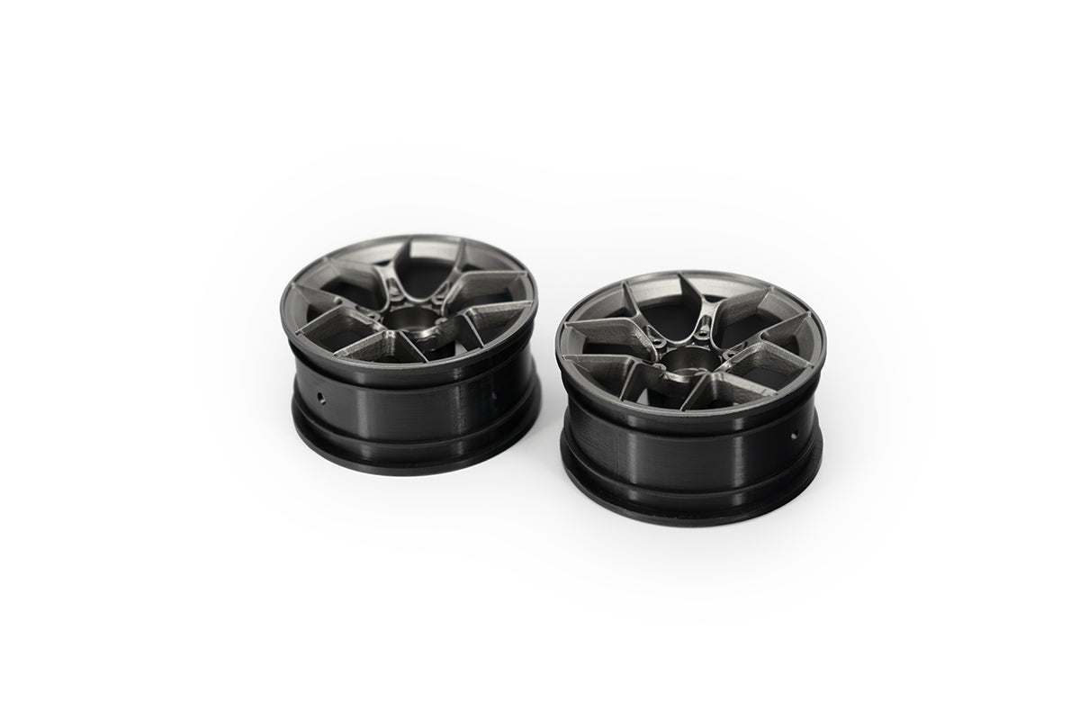 HPI Racing - RTR Aero 5 Wheel 26mm Silver (6mm Offset/2pcs) - HP161201