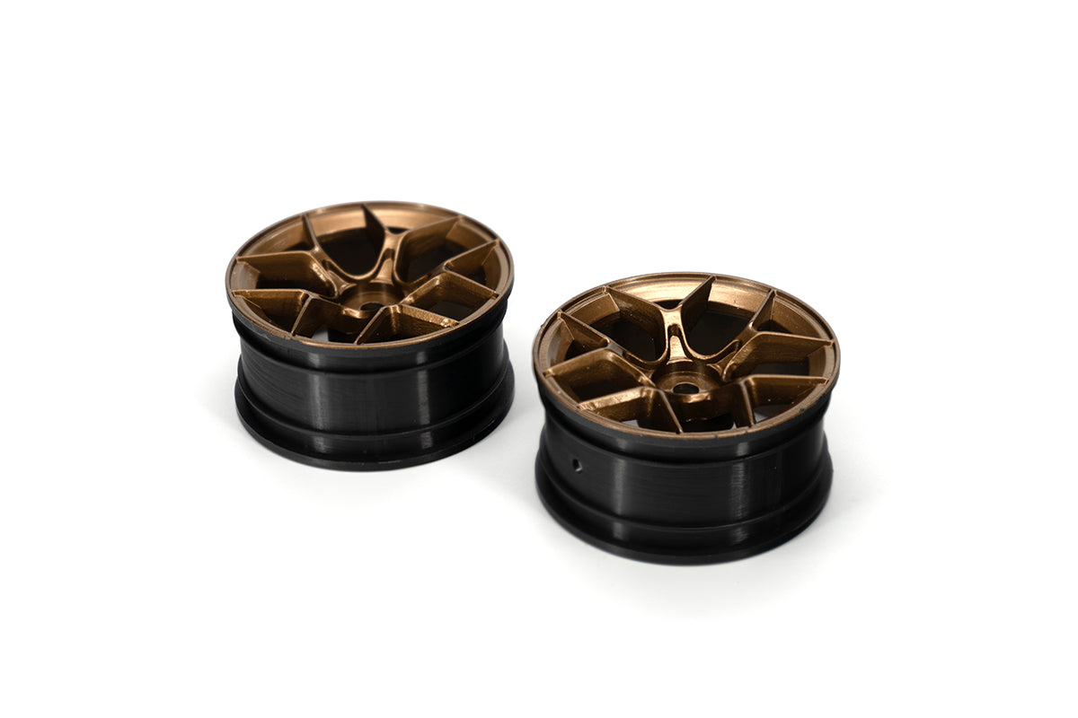 HPI Racing - RTR Aero 5 Wheel 26mm Bronze (3mm Offset/2pcs) - HP161202