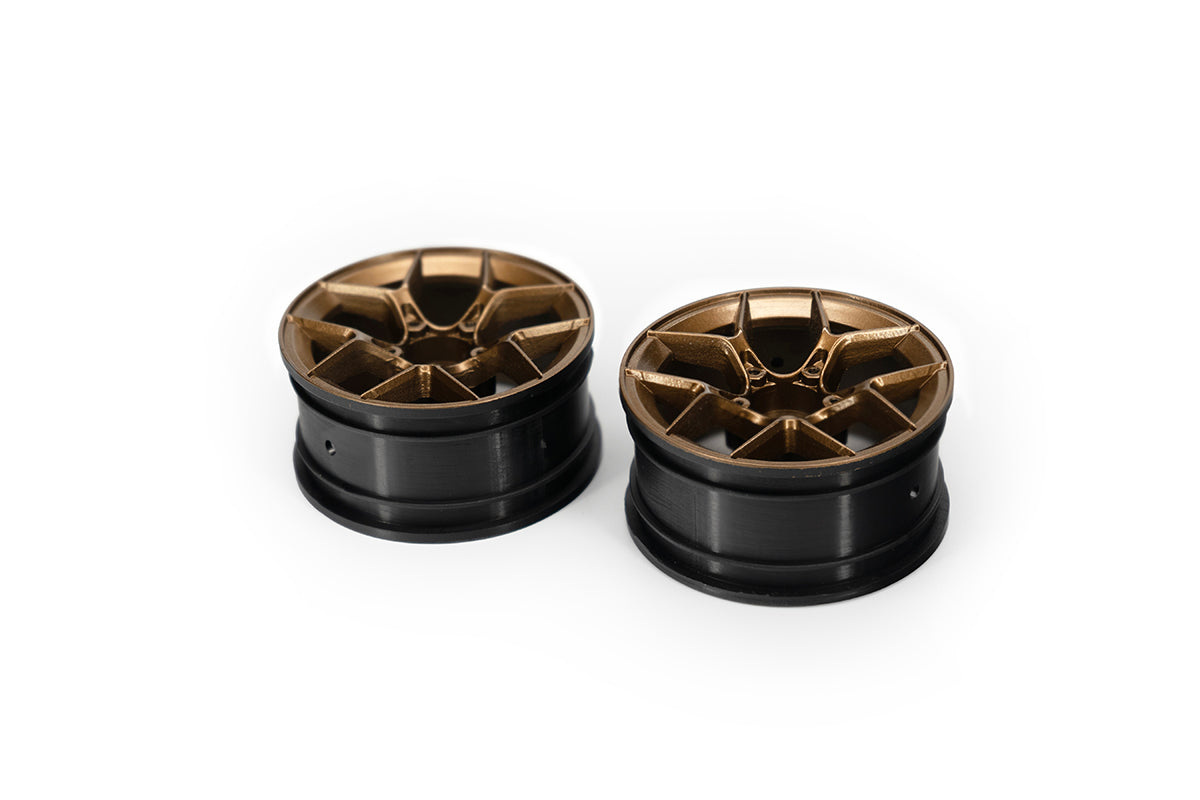 HPI Racing - RTR Aero 5 Wheel 26mm Bronze (6mm Offset/2pcs) - HP161203