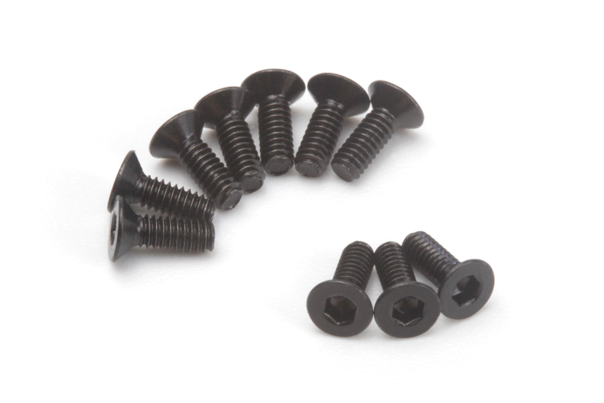 HPI Racing - Flat Head Screw M2x6mm (Hex Socket/10pcs) - HP161221