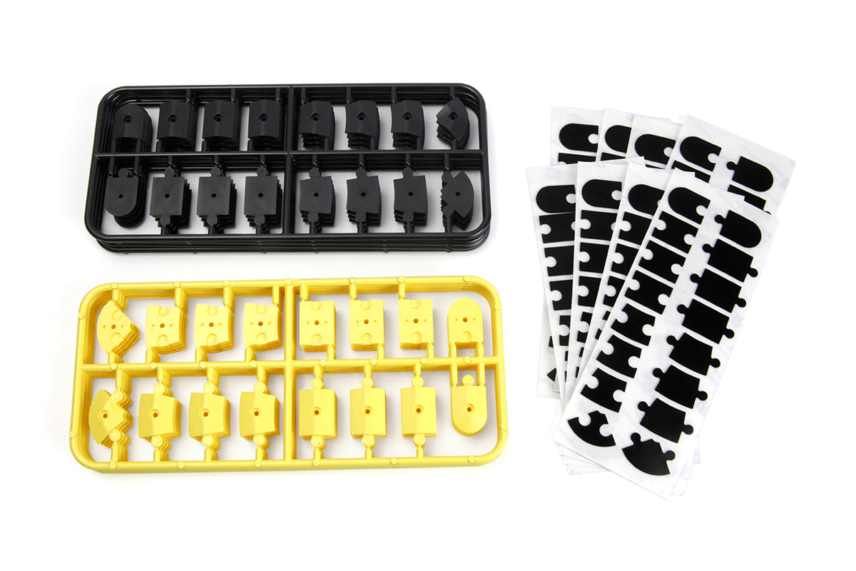 HPI Racing - nano-TTR Curb Set - Black and Yellow - HP161411
