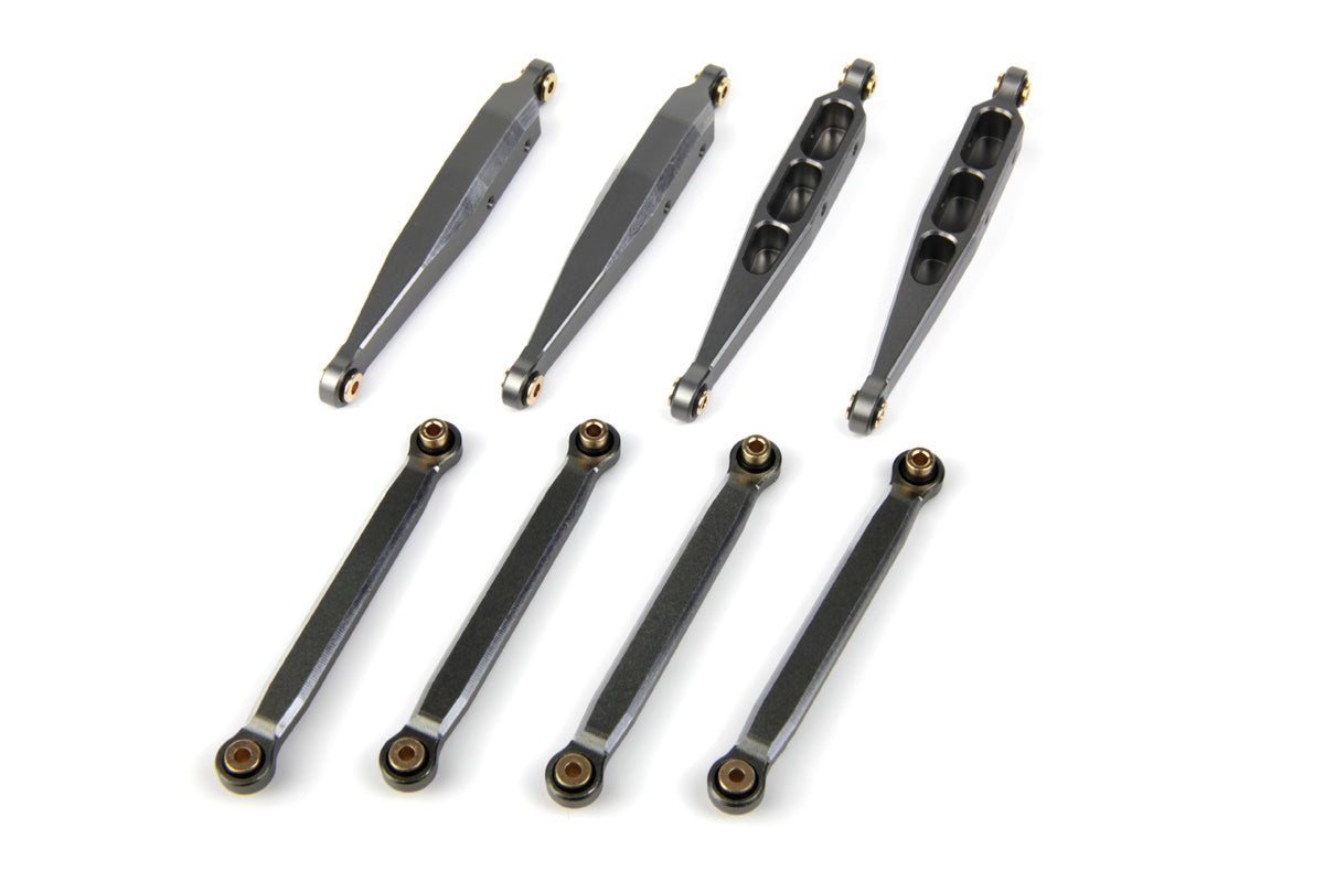 HPI Racing - Aluminum Suspension Link Set (Gunmetal) - HP161413