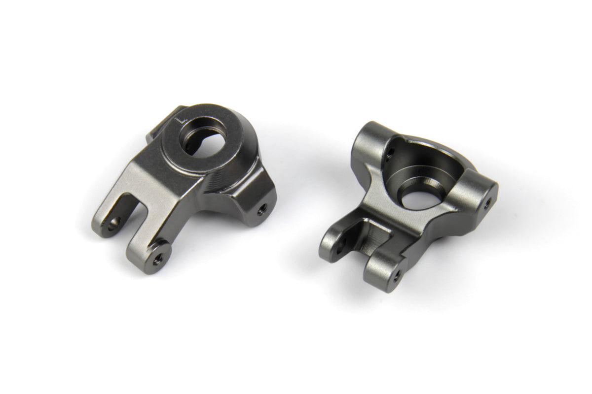 HPI Racing - Aluminum Steering Spindle (Gunmetal/Left/Right) - HP161416