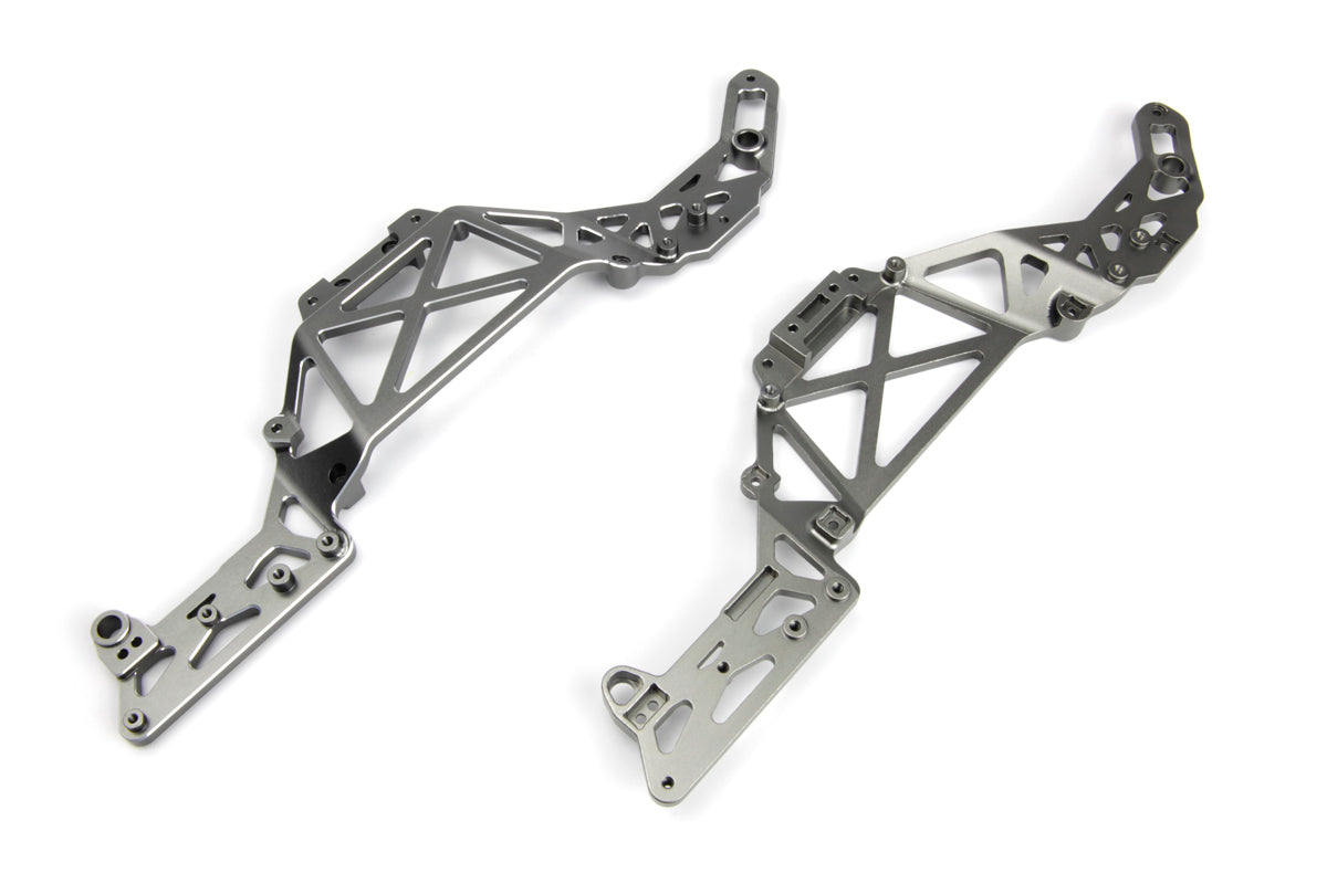 HPI Racing - Aluminum Chassis Set (Gunmetal) - HP161419