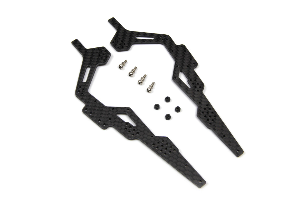 HPI Racing - Comp Crawler Chassis Plate Set (Carbon Fiber) - HP161445