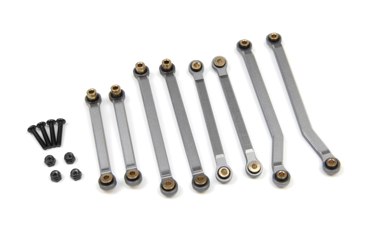 HPI Racing - CC High Clearance Aluminum Link Set (Gunmetal) - HP161448