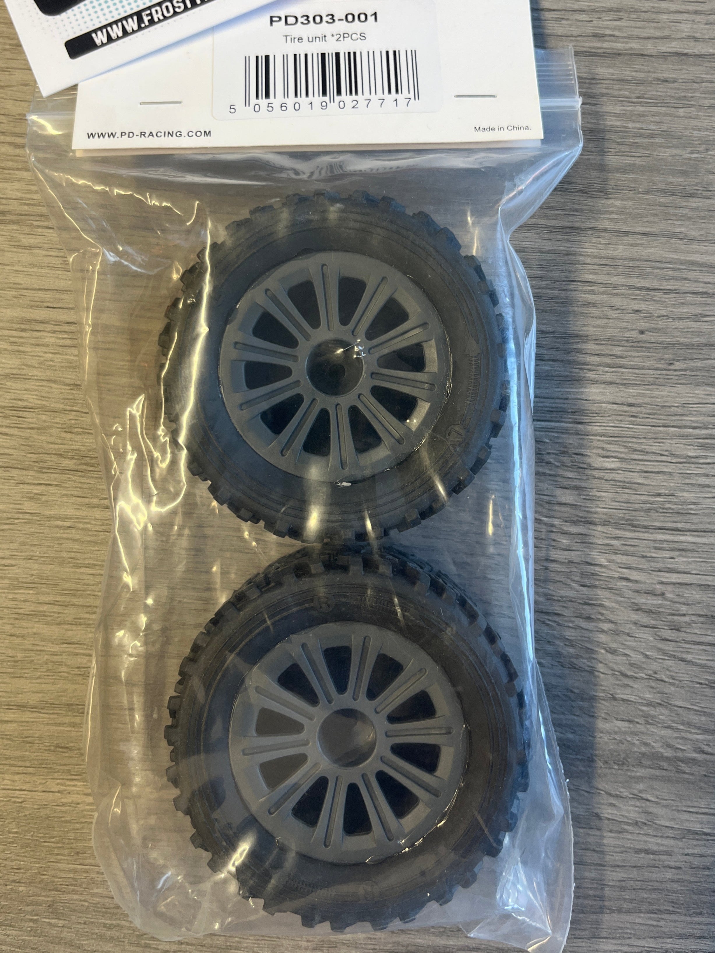 PD Racing TK16 & TR16 Spares - Wheels & Tyre / Tires  - 2pcs - PD303-01