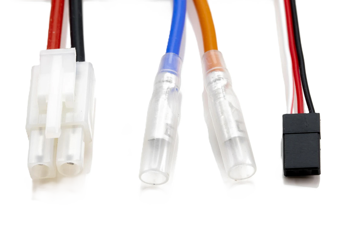 M-Style (Same as Hobbywing) 1060 60A - 1/10 RC BRUSHED ESC - (TAMIYA PLUG) E-60WP (TT01E Euro Truck Racing Stock Spec)