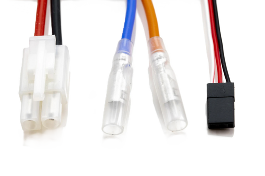 M-Style (Same as Hobbywing) 1060 60A - 1/10 RC BRUSHED ESC - (TAMIYA PLUG) E-60WP (TT01E Euro Truck Racing Stock Spec)