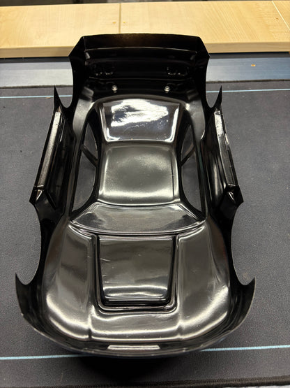 1/12 Nissan Skyline Body - Anodised Silver GT12 Supastox Body 205mm wheelbase by 160 wide