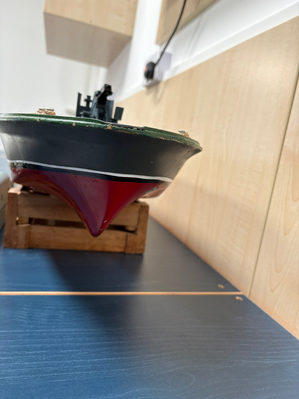 RC boat - needs battery, ESC, radio and charger. Approx 1m long