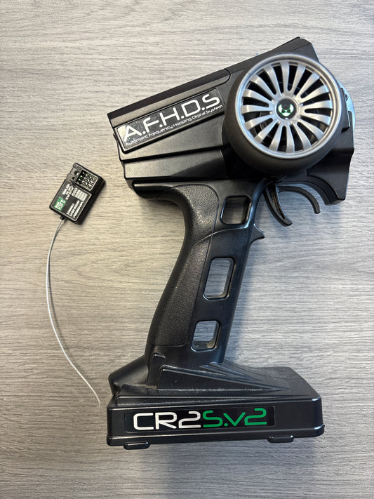Used - Absima 2.4ghz Radio Set CR2S V2 and 3ch R3FS receiver